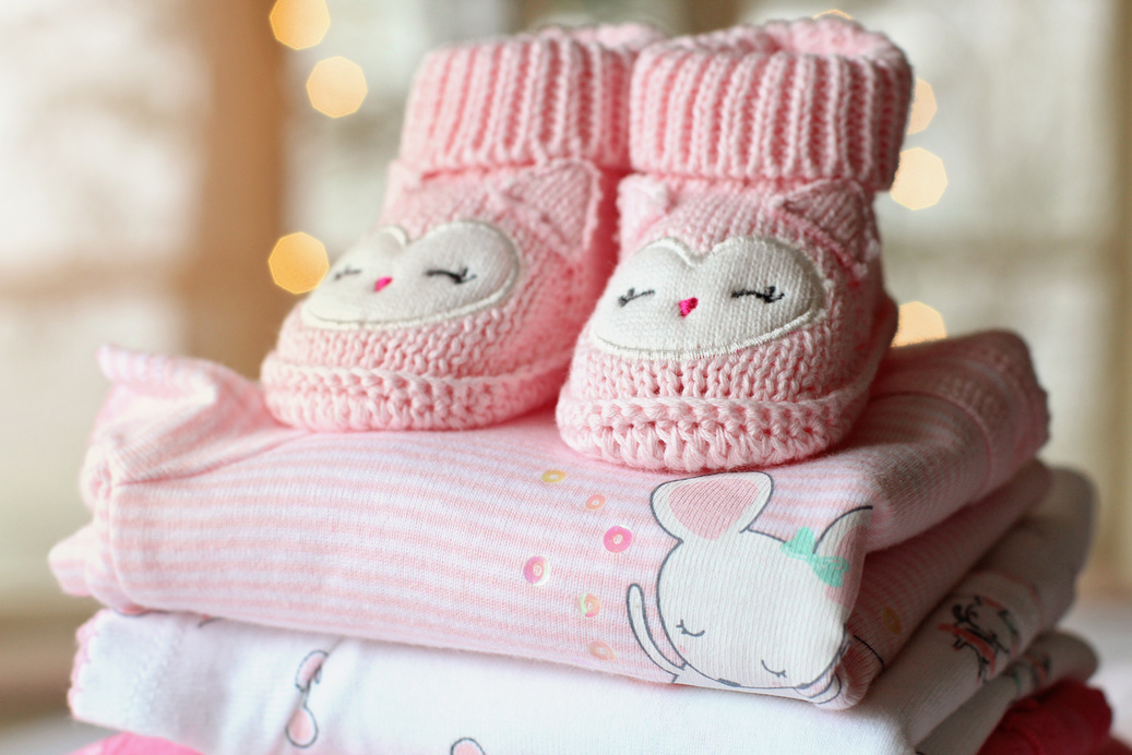 Cute Pink Baby Shoes